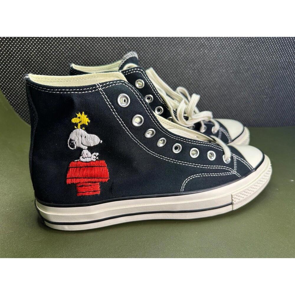 Converse x Peanuts Snoopy High Top Black SIZE: WMNS 11.5